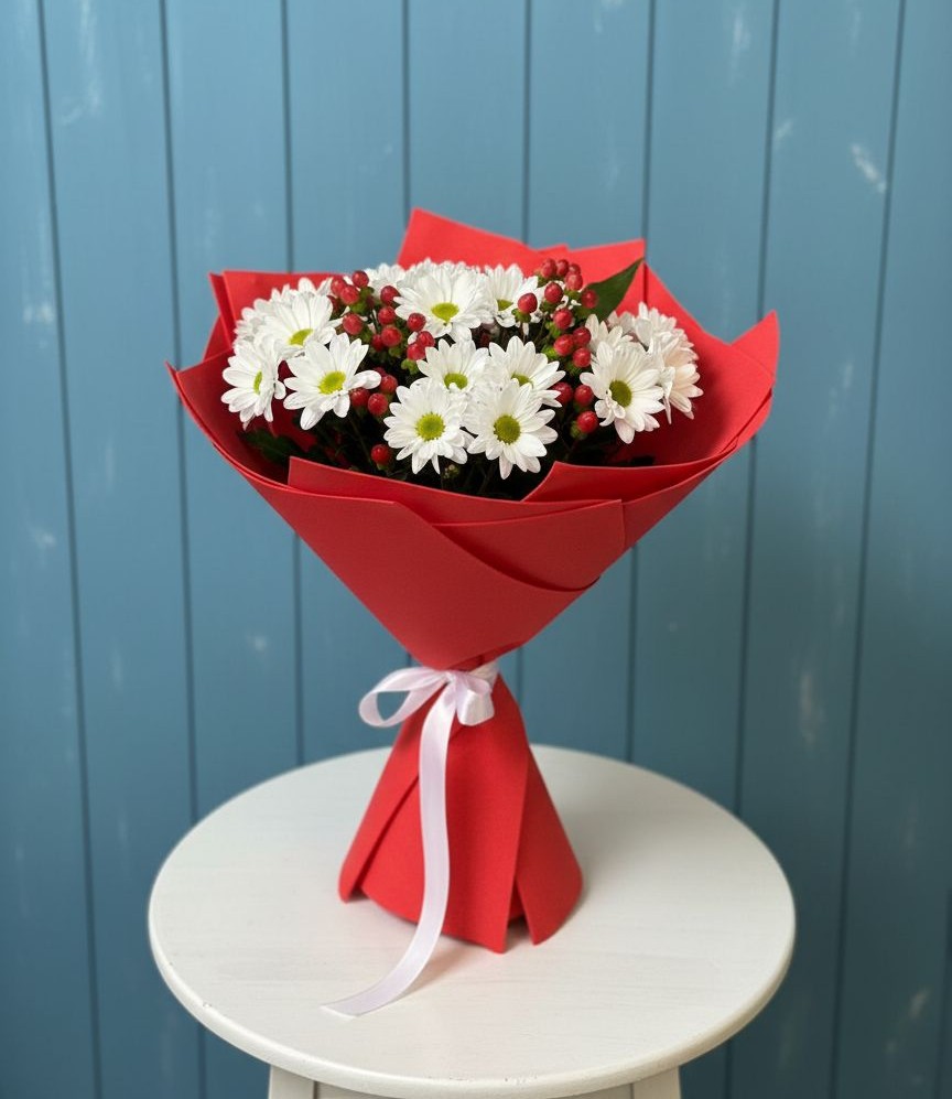 Букет цветов из: Хризантемы в Ашукино