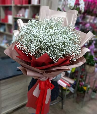 Букет цветов из: Гипсофила в Ашукино