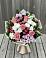 Букет цветов из: Альстромерии, Гвоздики, Розы и Хризантемы в Ашукино