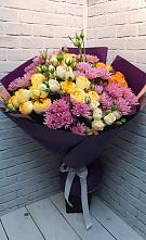 Букет цветов из:  Хризантемы и Розы в Ашукино