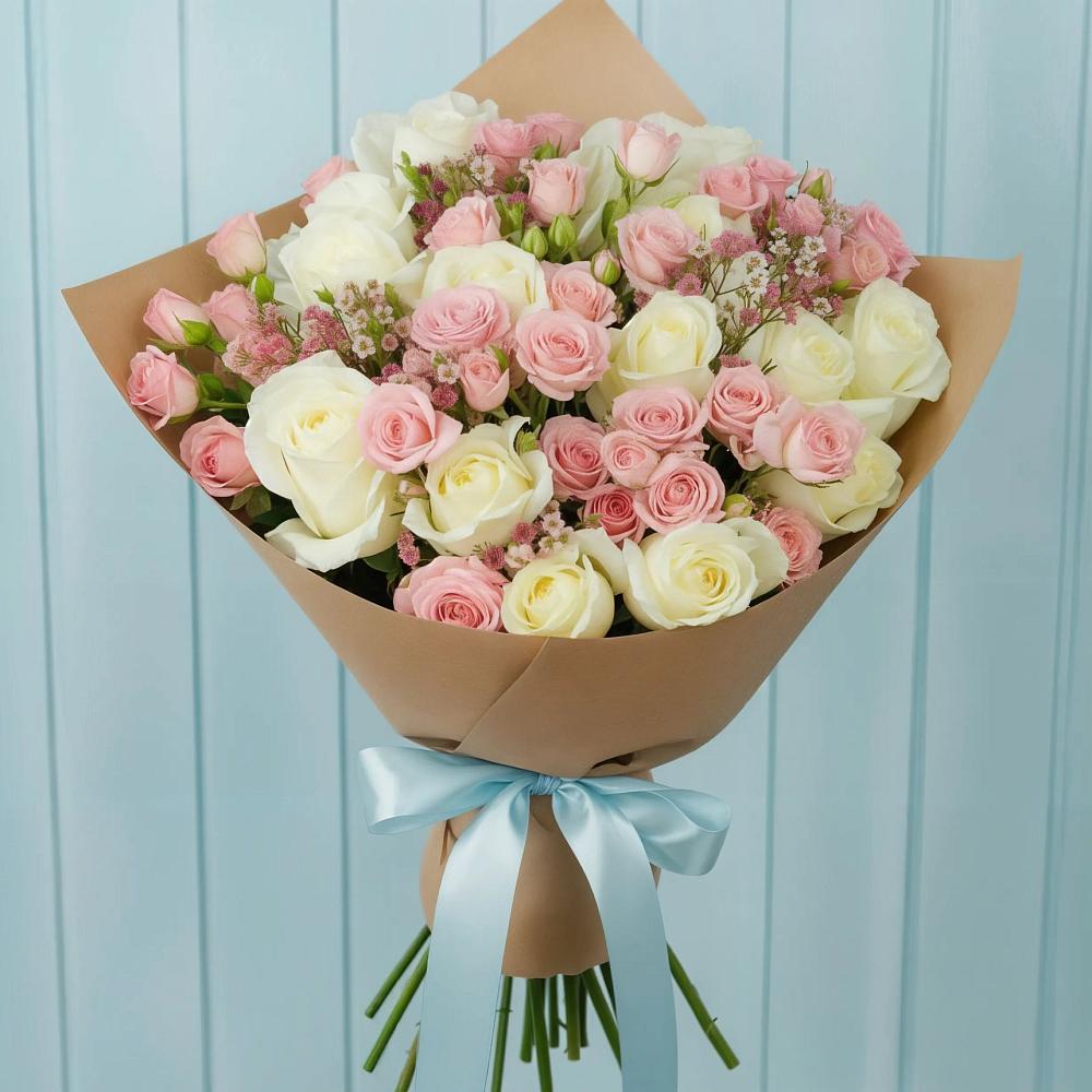 Букет цветов из: Розы в Ашукино