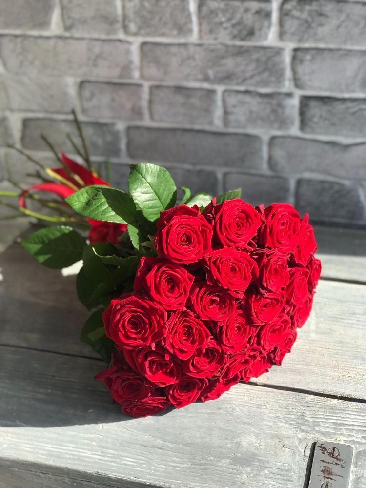 Букет Красные розы Фридом в Ашукино