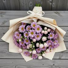 Букет цветов из:  Розы и Хризантемы #REPLACE_PRED# Ашукино