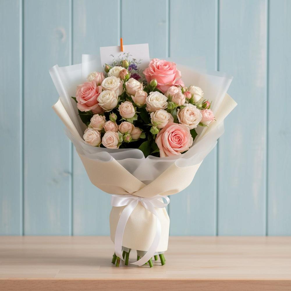 Букет цветов из: Розы в Ашукино