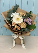 Букет цветов из:  Герберы и Хризантемы в Ашукино