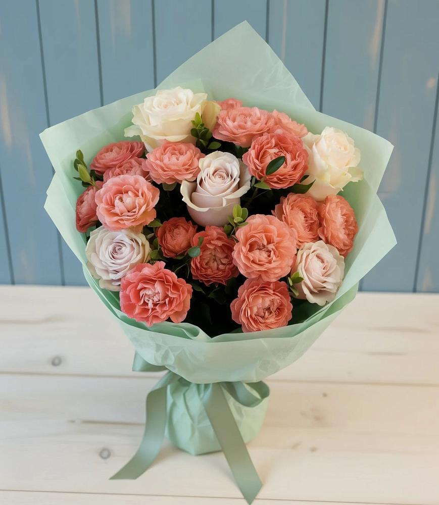 Букет цветов из: Розы в Ашукино