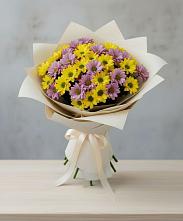 Букет цветов из:  Хризантемы #REPLACE_PRED# Ашукино