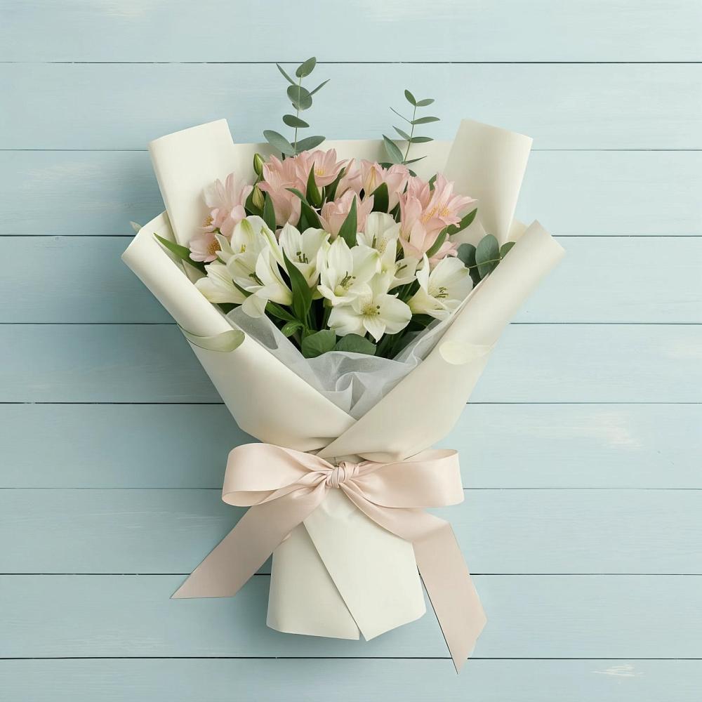 Букет цветов из: Альстромерии в Ашукино