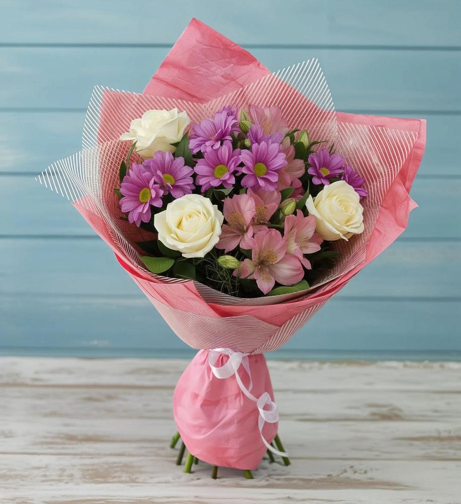 Букет цветов из: Герберы в Ашукино