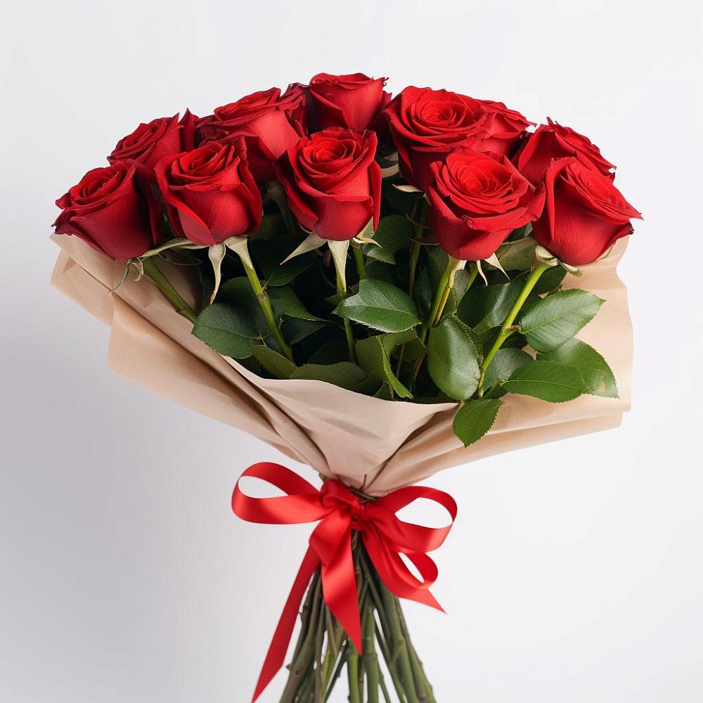 Букет 11 Красных роз Эдлесс Лав в Ашукино