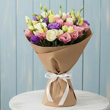 Букет цветов из:  Лизиантусы в Ашукино