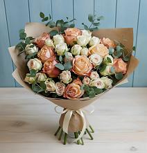 Букет цветов из:  Альстромерии и Розы #REPLACE_PRED# Ашукино