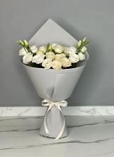 Букет цветов из:  Розы и Лизиантусы в Ашукино